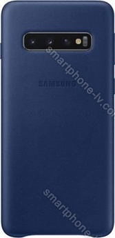 Samsung Leather Cover for Galaxy S10 navy blue 