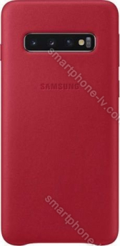 Samsung Leather Cover for Galaxy S10 red 