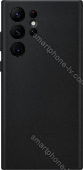 Samsung Leather Cover for Galaxy S22 Ultra black 