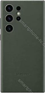 Samsung Leather case for Galaxy S23 Ultra green 