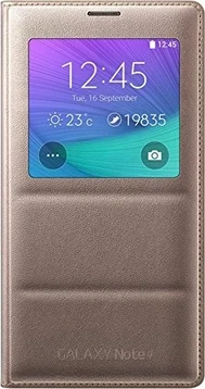 Samsung S-View Cover для Galaxy Note 4 золотой