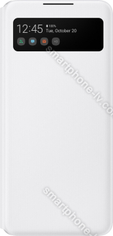 Samsung S-View wallet Cover for Galaxy A42 5G white 