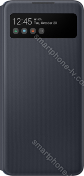Samsung S-View wallet Cover for Galaxy A42 5G black 