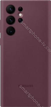 Samsung Silicone Cover for Galaxy S22 Ultra Burgundy 