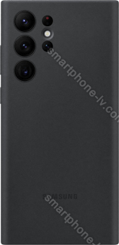 Samsung Silicone Cover for Galaxy S22 Ultra black 