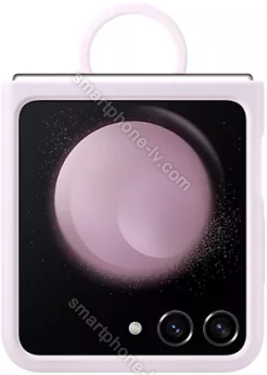 Samsung Silicone case with ring for Galaxy Z Flip 5 Lavender 