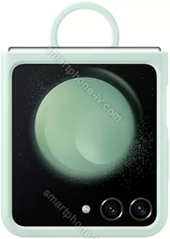 Samsung Silicone case with ring for Galaxy Z Flip 5 Mint 