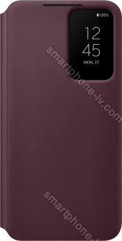 Samsung Smart clear View Cover for Galaxy S22 Burgundy 