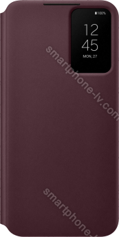 Samsung Smart clear View Cover for Galaxy S22+ Burgundy 
