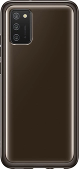 Samsung Soft clear Cover для Galaxy A02s черный