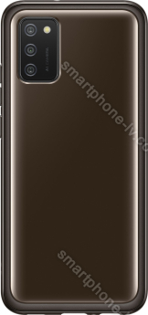 Samsung Soft clear Cover for Galaxy A02s black 