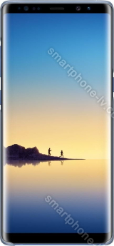 Samsung clear Cover for Galaxy Note 8 blue 