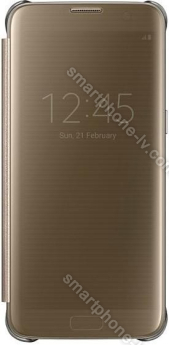 Samsung clear View Cover for Galaxy S7 Edge gold 