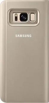 Samsung clear View Standing Cover for Galaxy S8 gold
