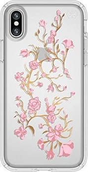 Speck Presidio clear + Print для Apple iPhone X golden Blossoms