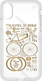 Speck Presidio clear + Print for Apple iPhone X City Bike 