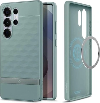 Spigen Parallax (MagFit) для Samsung Galaxy S25 Ultra Sage зеленый