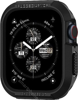 Spigen Rugged Armor for Apple Watch (45mm/44mm) Matte Black 