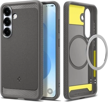Spigen Rugged Armor (MagFit) для Samsung Galaxy S25+ Marble серый