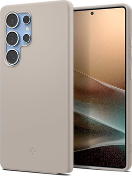 Spigen Silicone Fit (MagFit) для Samsung Galaxy S25 Ultra natural titanium