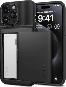Spigen Slim Armor CS для Apple iPhone 15 Pro Max черный