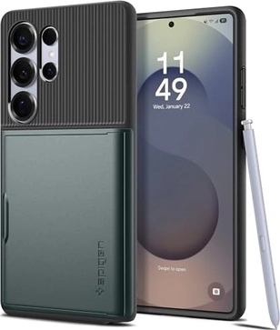 Spigen Slim Armor CS для Samsung Galaxy S25 Ultra Abyss зеленый