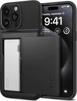 Spigen Slim Armor CS для Apple iPhone 15 Pro черный