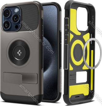 Spigen Slim Armor MagFit for Apple iPhone 15 Pro gunmetal 