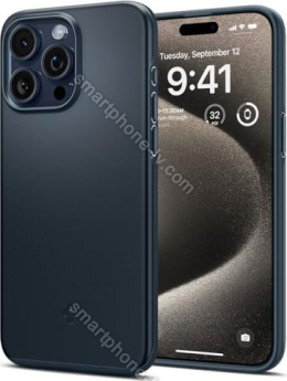 Spigen Thin Fit for Apple iPhone 15 Pro Max Metal Slate 