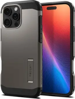 Spigen Tough Armor AI (MagFit) for Apple iPhone 16 Pro gunmetal