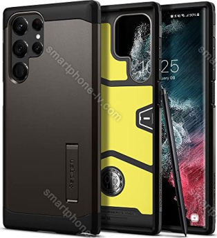 Spigen Tough Armor for Samsung Galaxy S22 Ultra gunmetal 