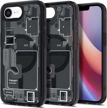 Spigen Ultra hybrid Zero One (MagFit) для Apple iPhone 16e черный
