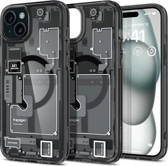 Spigen Ультра hybrid Zero One MagFit для Эпл Айфон 15 черный