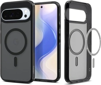 Spigen Ultra hybrid Metal ring (MagFit) для Google Pixel 10 Pro XL frost черный