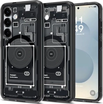 Spigen Ultra hybrid Zero One (MagFit) для Samsung Galaxy S25 черный