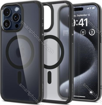 Spigen Ultra hybrid MagFit for Apple iPhone 15 Pro frost Black 