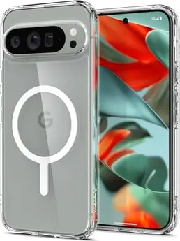 Spigen Ultra hybrid Metal ring (MagFit) for Google Pixel 9 Pro XL white