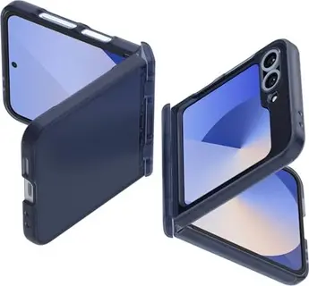 Spigen Ultra hybrid Pro for Samsung Galaxy Flip6 frost Navy Blue