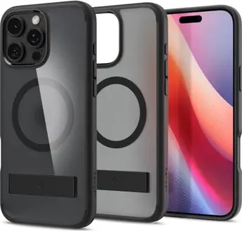 Spigen Ultra hybrid S (MagFit) for Apple iPhone 16 Pro Max frost Black