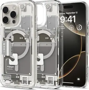 Spigen Ultra hybrid Zero One MagFit for Apple iPhone 16 Pro Max natural titanium