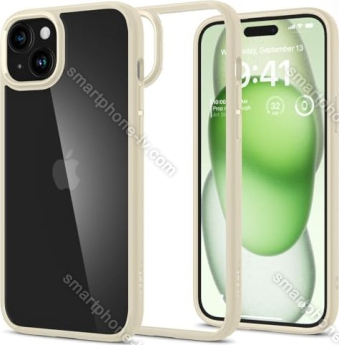 Spigen Ultra hybrid for Apple iPhone 15 Plus Mute beige 