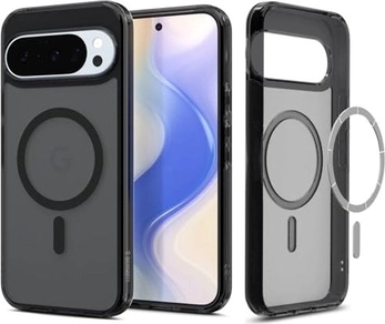 Spigen Ultra hybrid Metal ring (MagFit) для Google Pixel 10/10 Pro frost черный