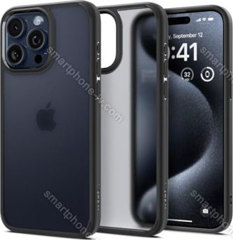 Spigen Ultra hybrid mat for Apple iPhone 15 Pro Max frost Black 