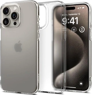 Spigen Ультра hybrid mat для Эпл Айфон 15 Про frost clear