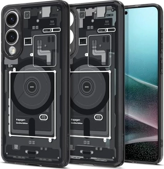 Spigen Ultra hybrid Zero One (MagFit) для Samsung Galaxy S25 Edge черный