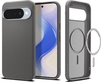 Spigen liquid Air (MagFit) для Google Pixel 10/10 Pro Marble серый