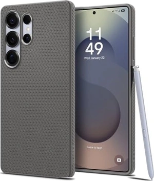 Spigen liquid Air для Samsung Galaxy S25 Ultra Marble серый