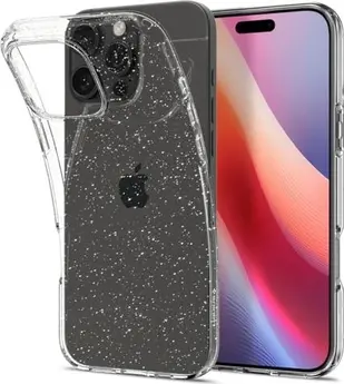 Spigen liquid Crystal Glitter for Apple iPhone 16 Pro Crystal quartz