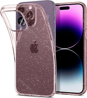 Spigen liquid Crystal Glitter for Apple iPhone 14 Pro Rose quartz 