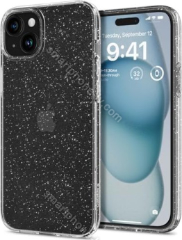 Spigen liquid Crystal Glitter for Apple iPhone 15 Crystal quartz 